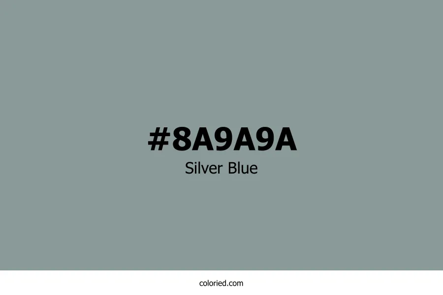 Silver Blue Color