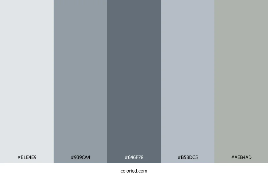 Silver Cloud Stone Color Palette