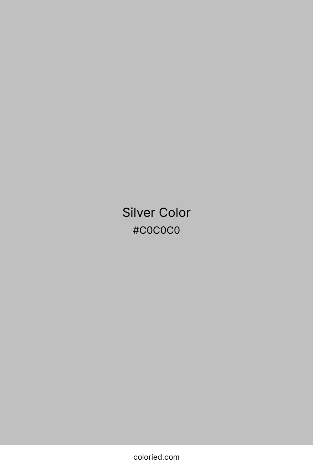 Silver Color