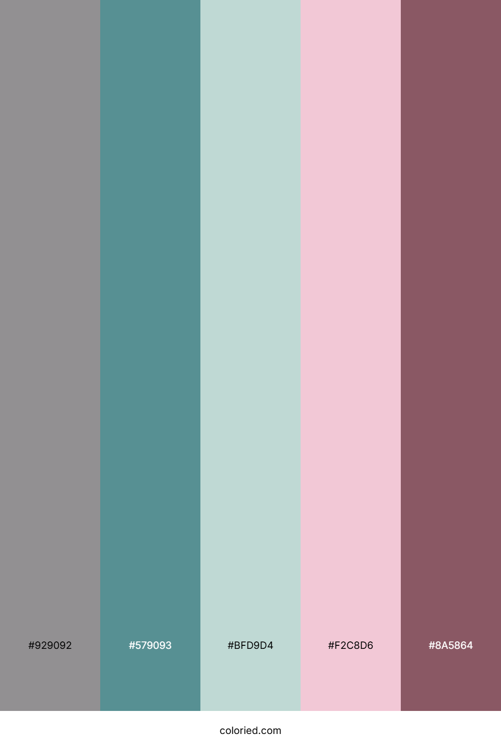 Silver Lagoon Haze Color Palette