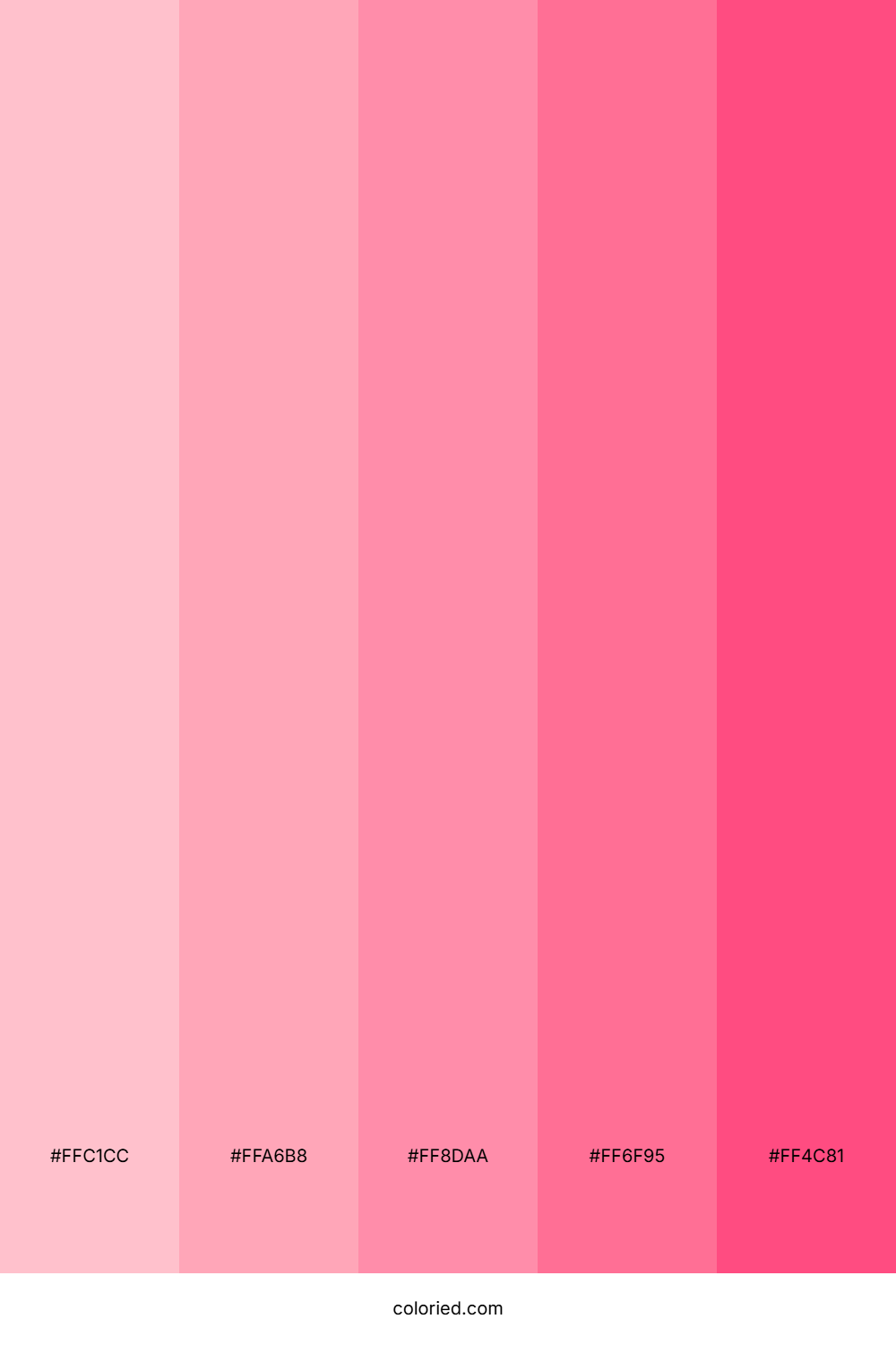 Simple Pink Color Palette