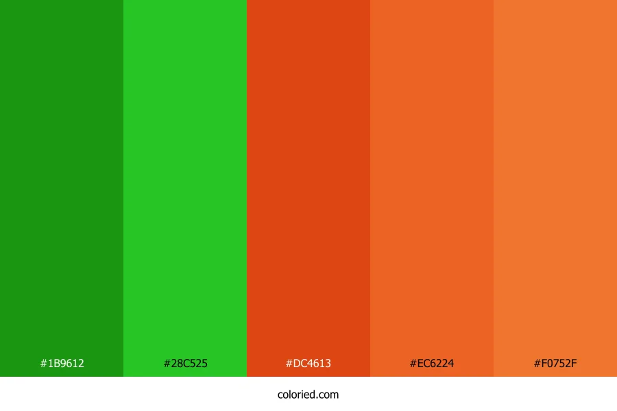 Sinister Garden Vines Color Palette