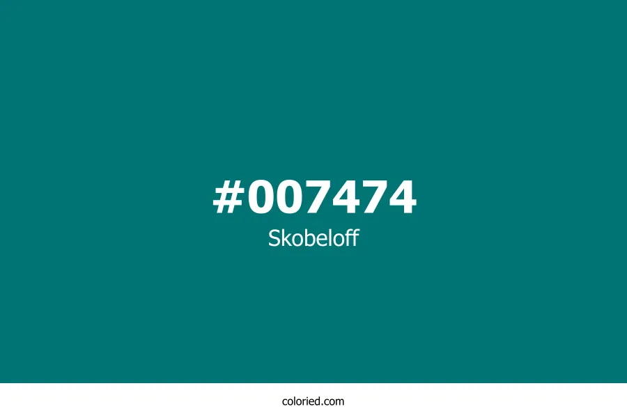 Skobeloff Color Hex Code