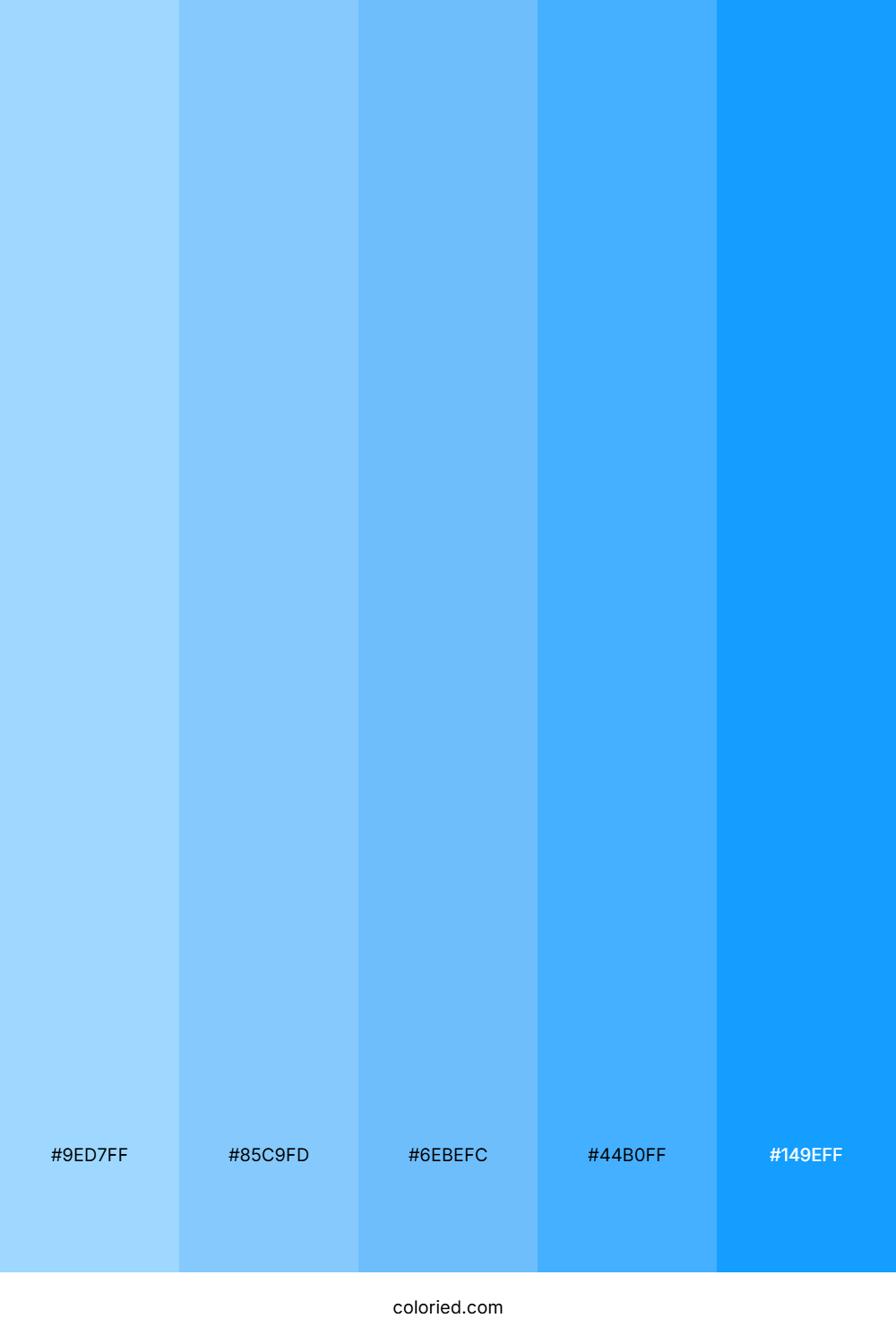 Sky and Azure Color Palette