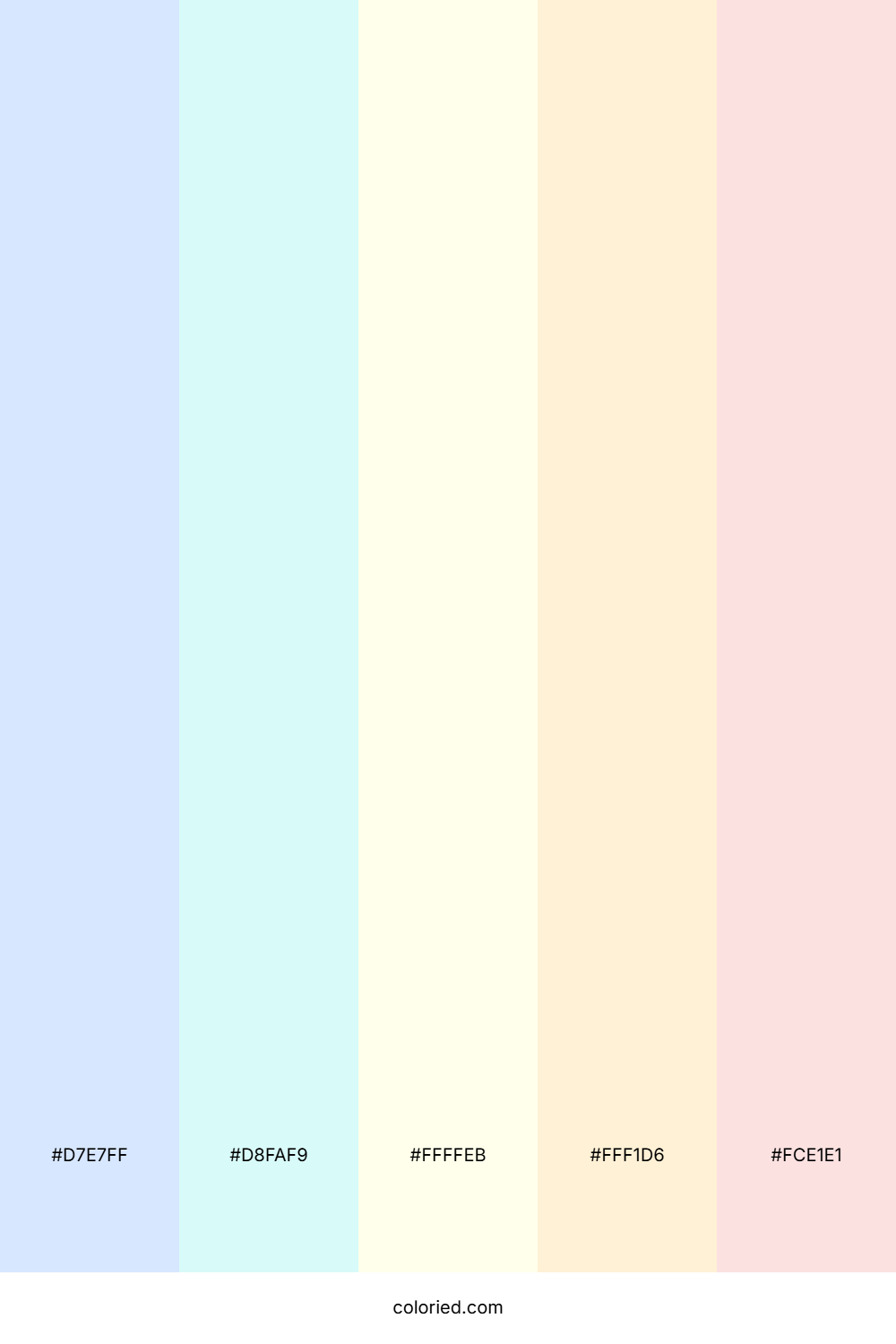 Sky Blue And Blush Color Palette