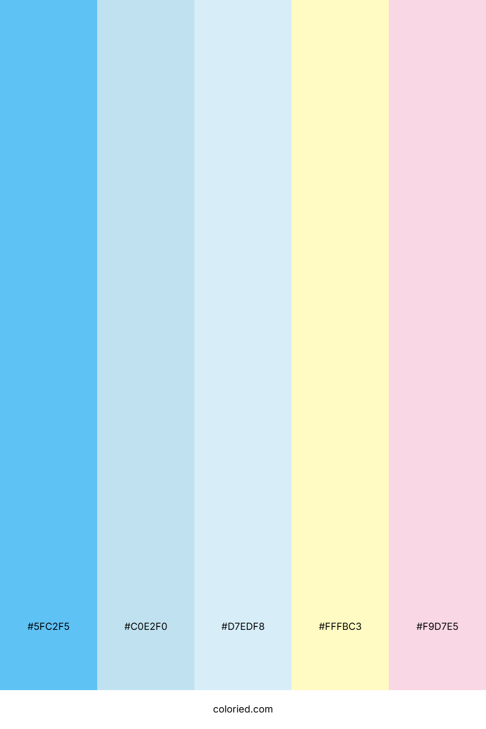 Sky Blue and Cotton Color Palette