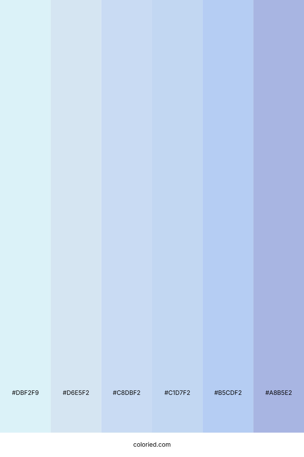 Sky Blue and Soft Azure Color Palette