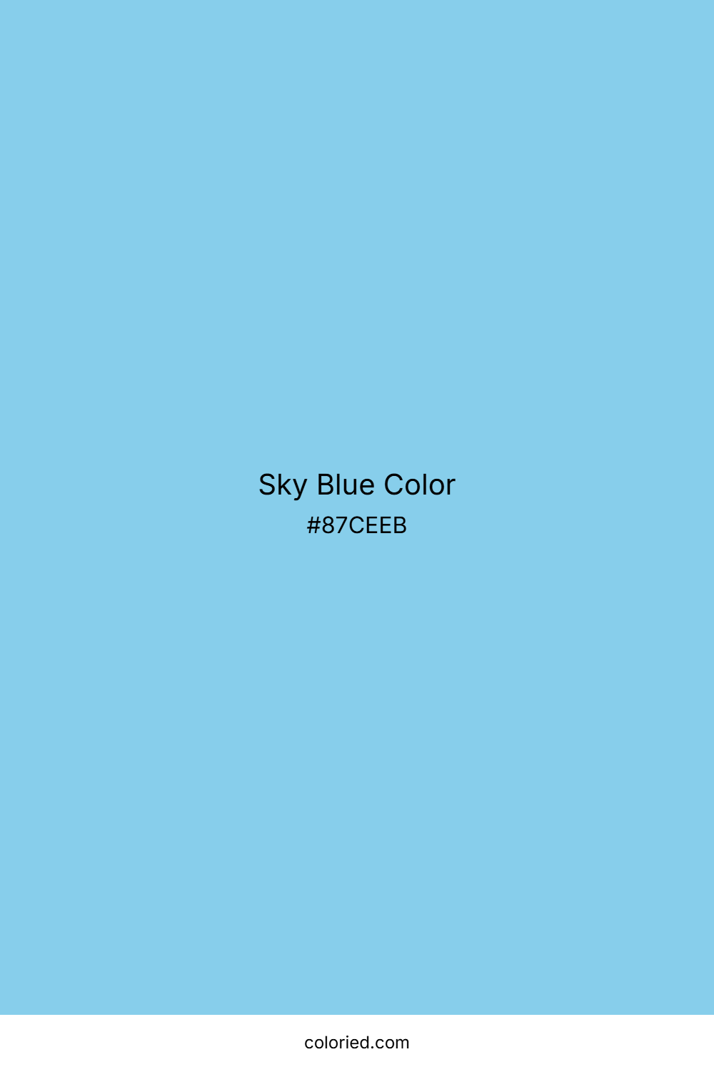 Sky Blue Color