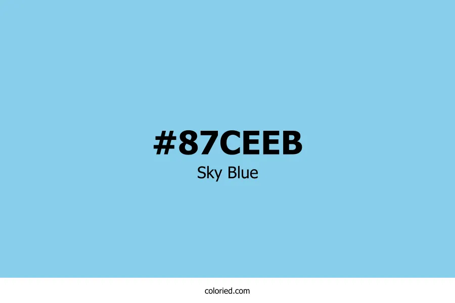 Sky Blue Color Hex Code