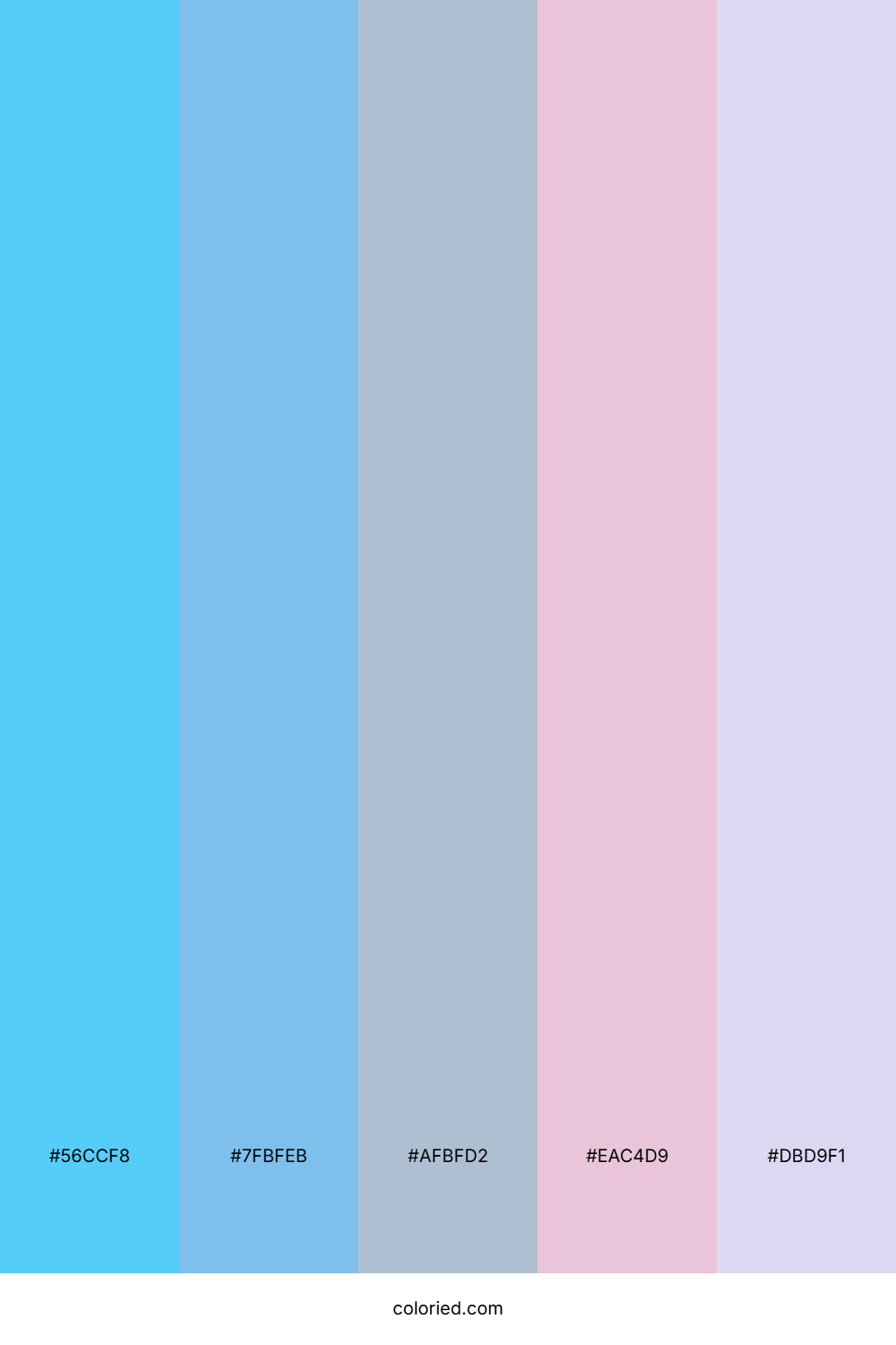 Sky Breeze Mist Color Palette