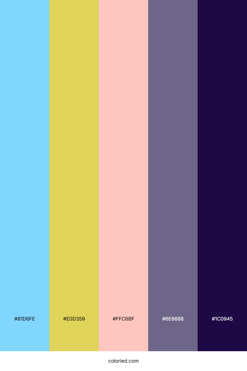 Sky Lemon Cotton Palette