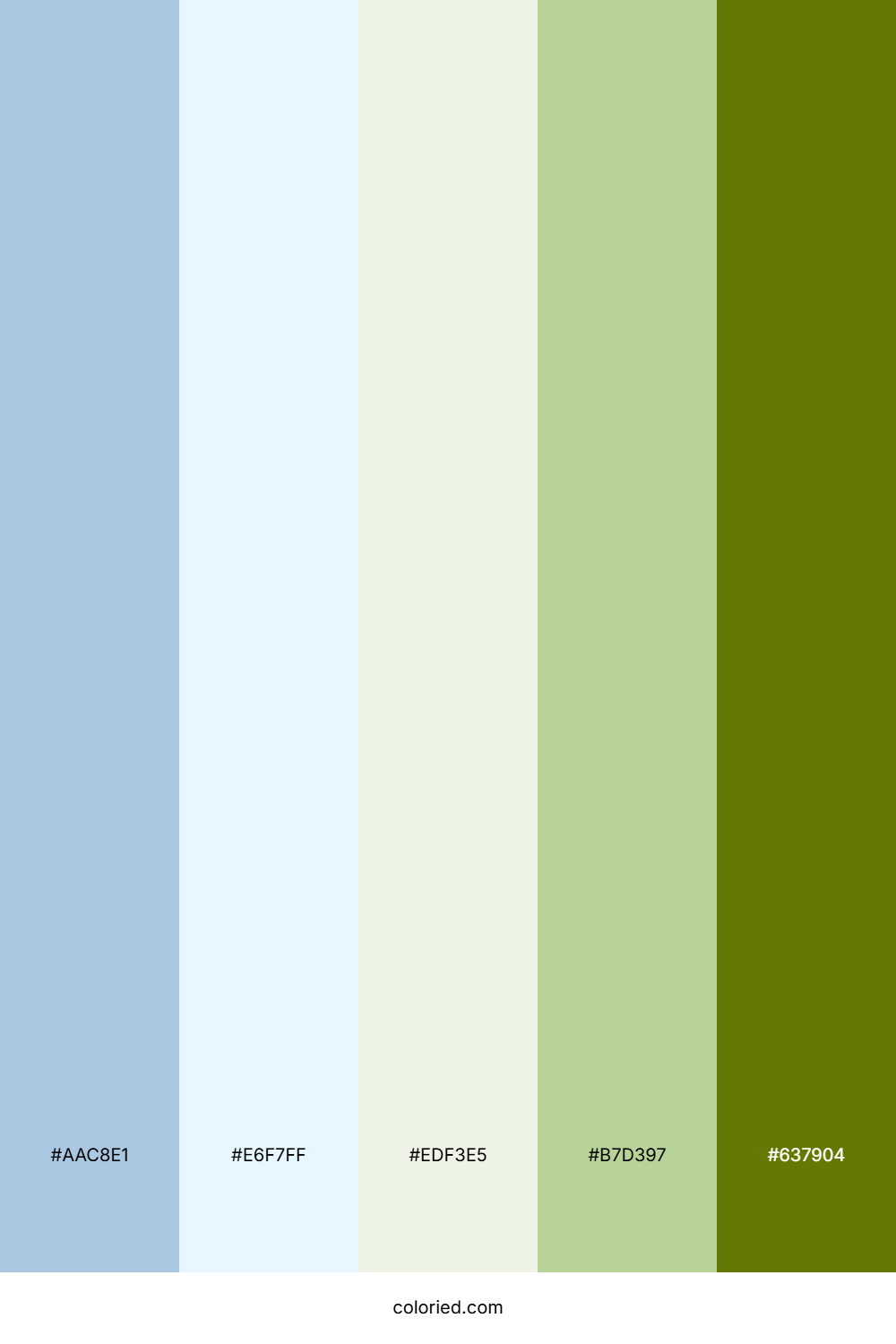 Sky Mist Meadow Color Palette