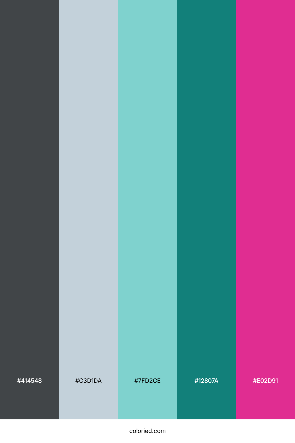 Slate and Teal Color Palette