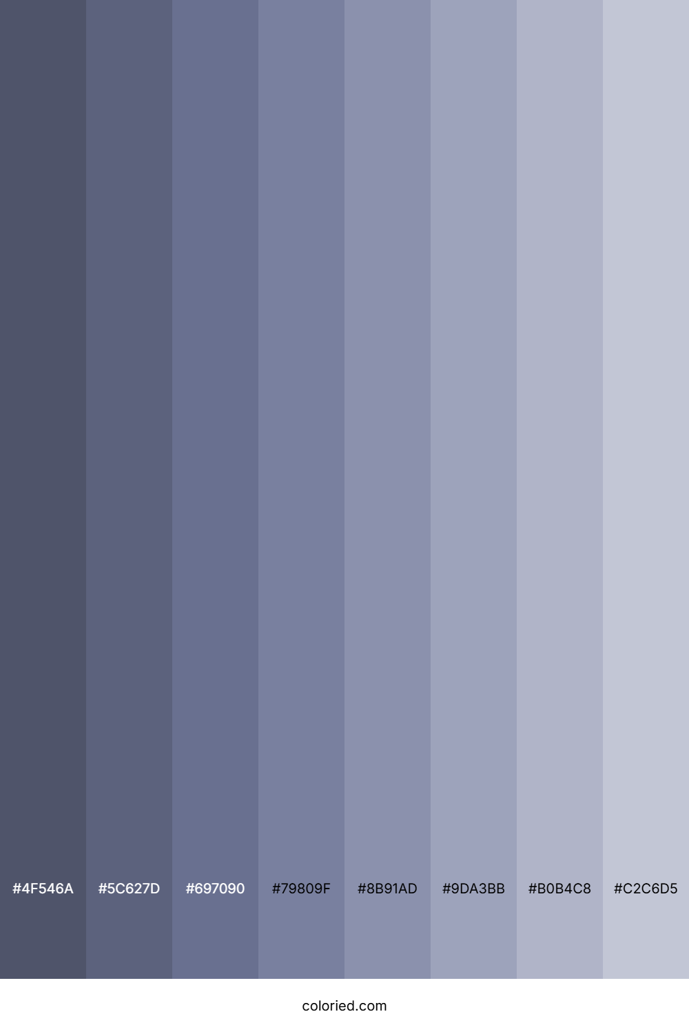 Slate Blue Shades