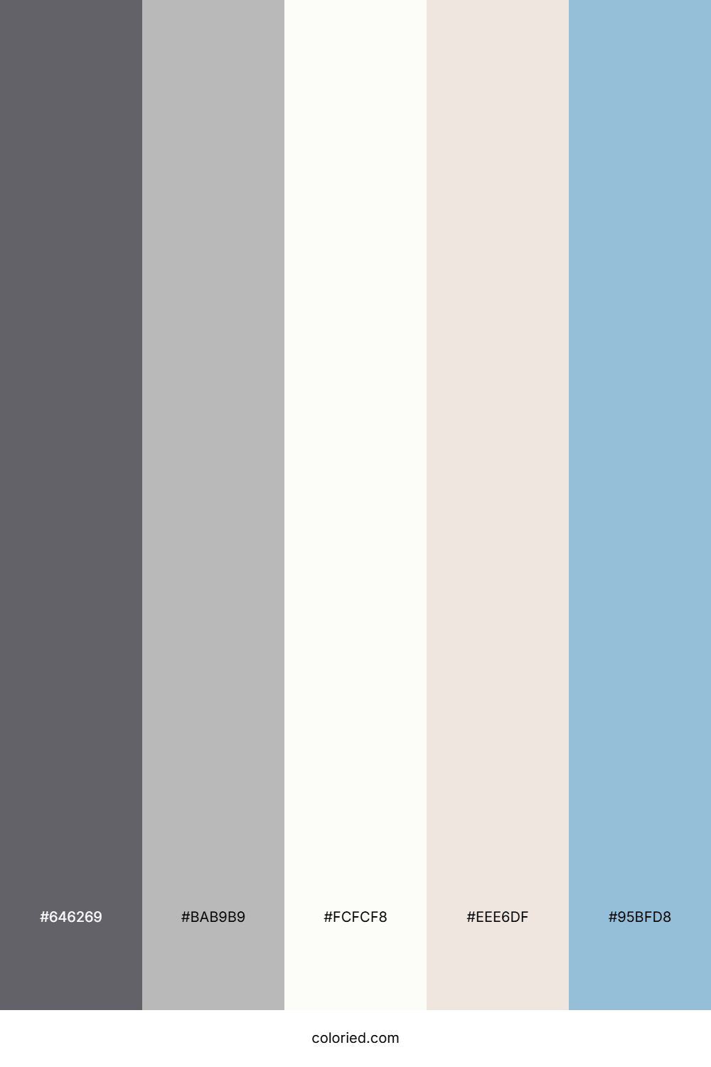 Slate Cloud Drift Color Palette