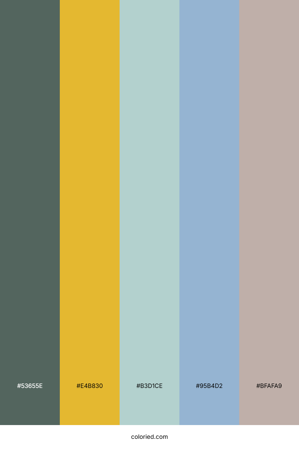 Slate Drift Sky Palette