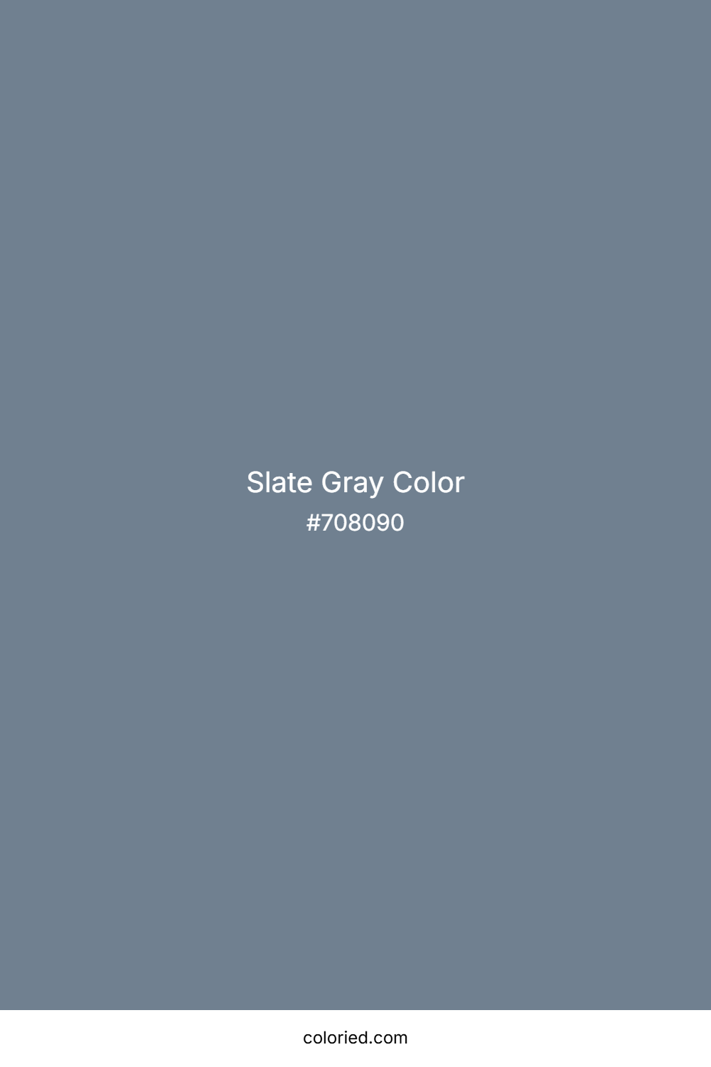 Slate Gray Color