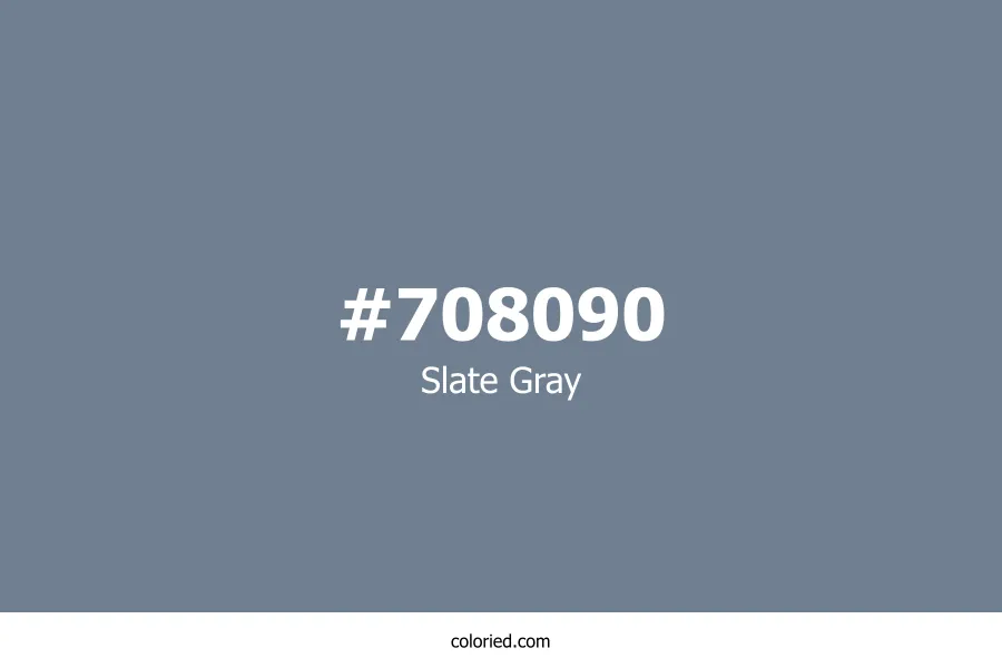 Slate Gray Color Hex Code