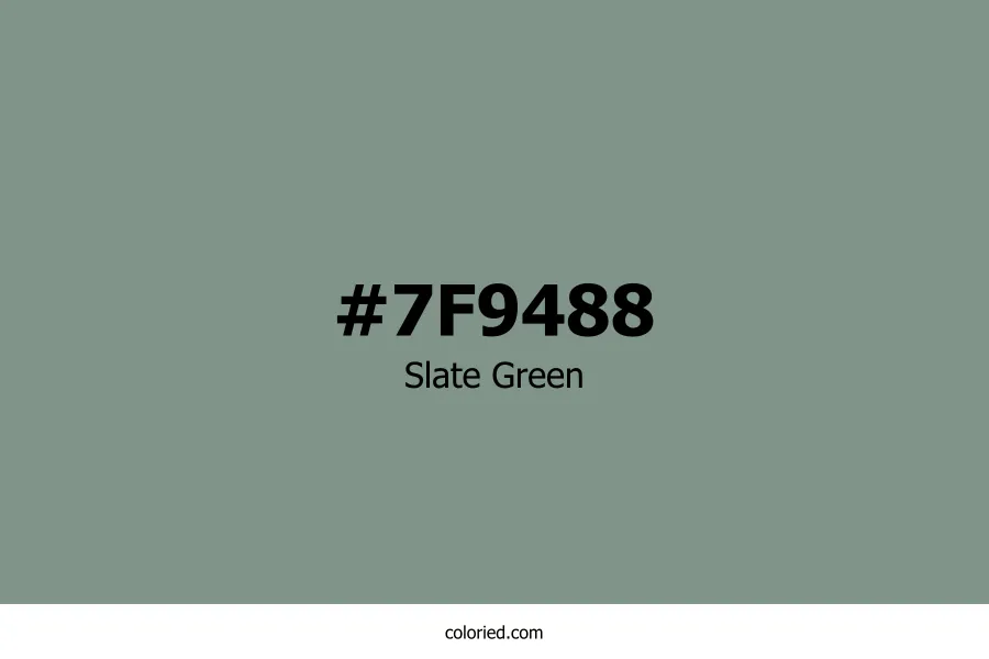 Slate Green Color