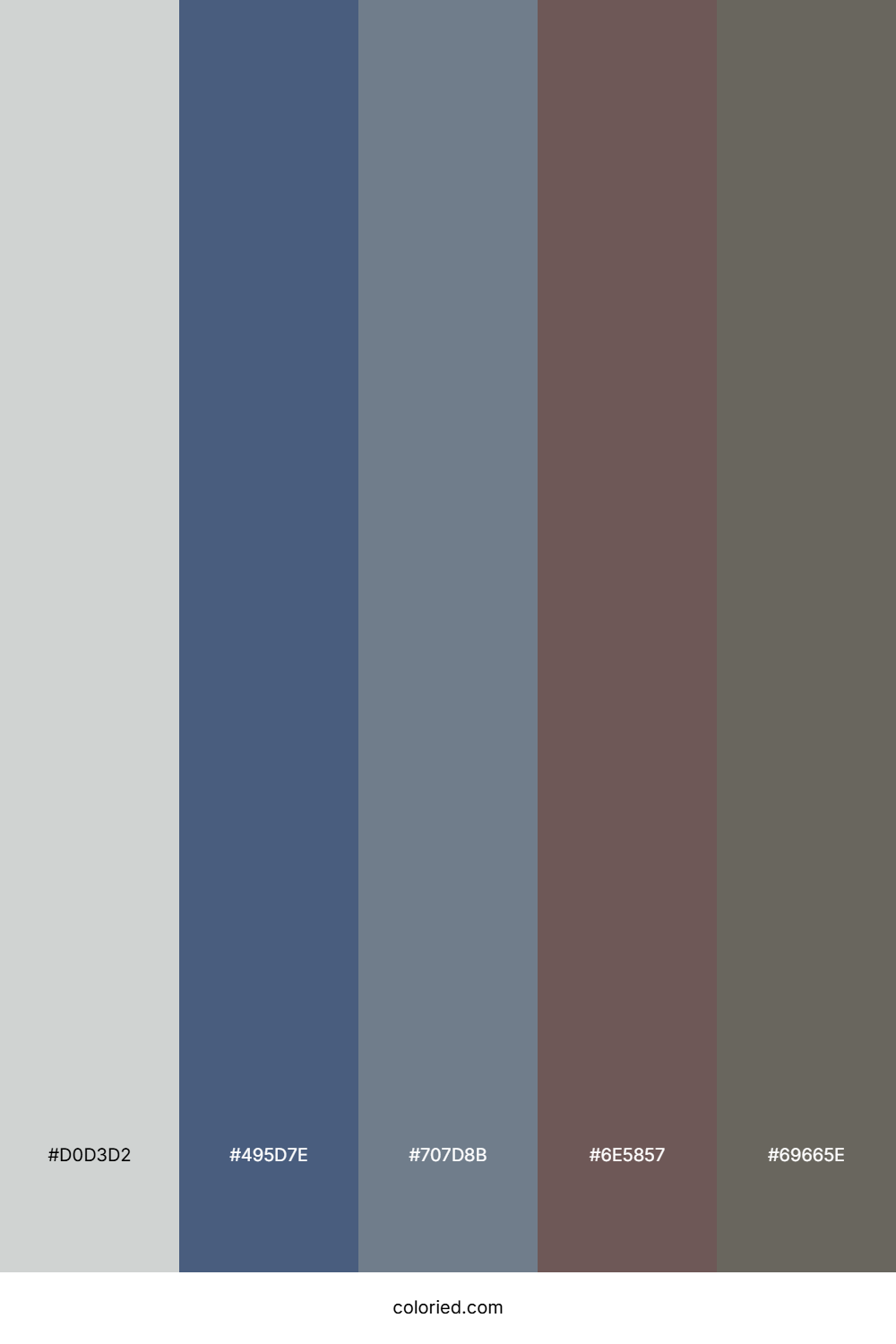 Slate Harbor Mist Palette