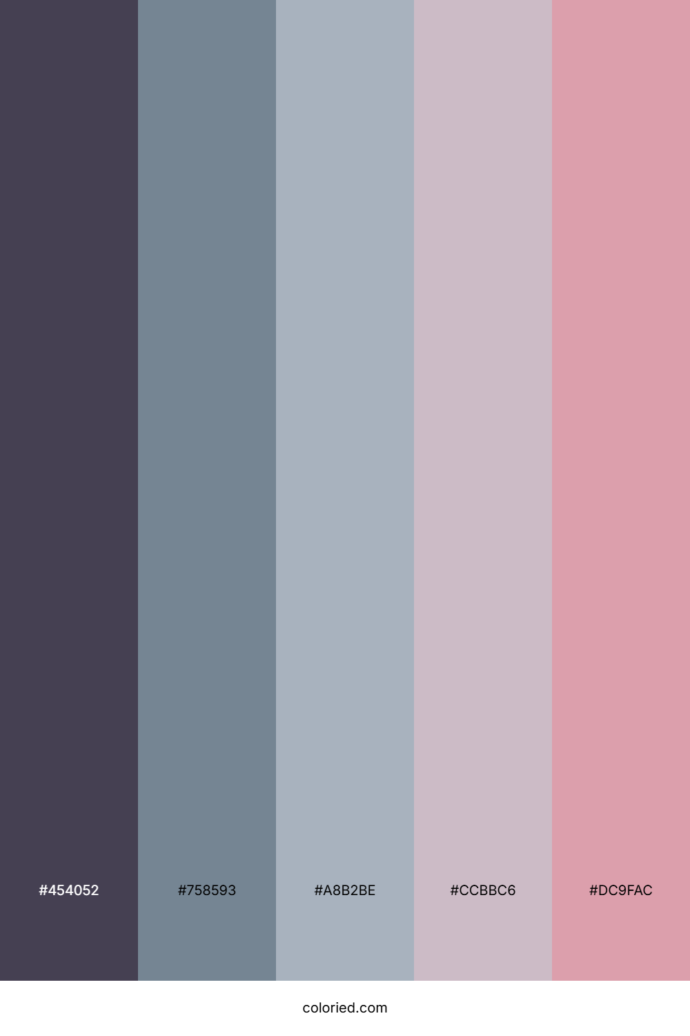 Slate Mist Blossom Palette