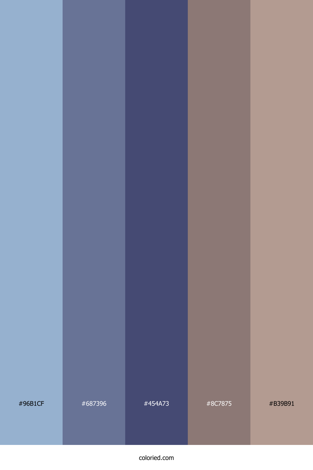 Slate Mist Harbor Palette