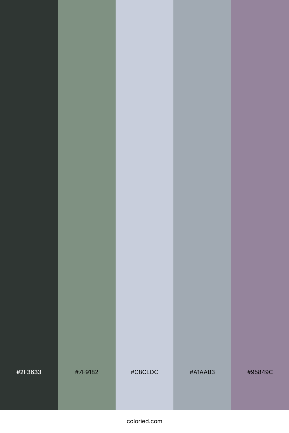 Slate Moss Sky Color Palette