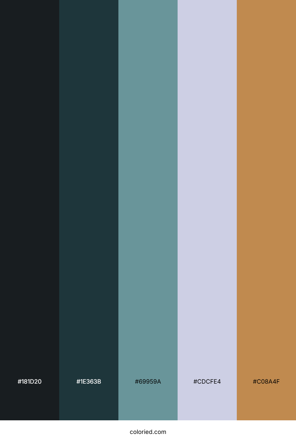 Slate Teal Sand Color Palette