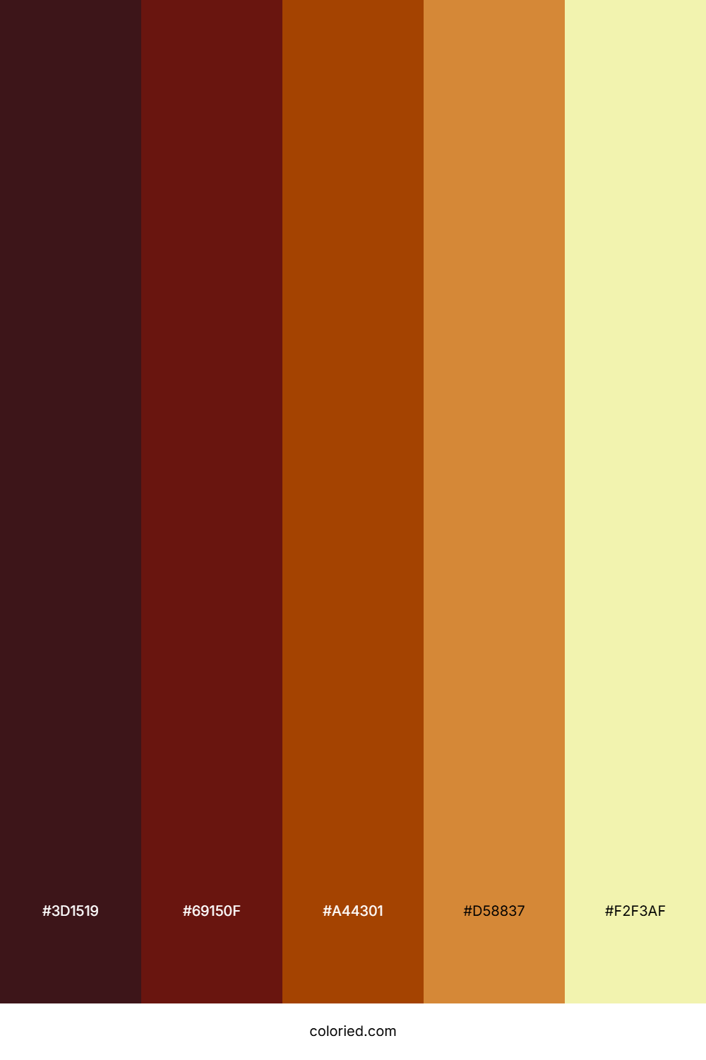 Smoky Caramel Haze Color Palette
