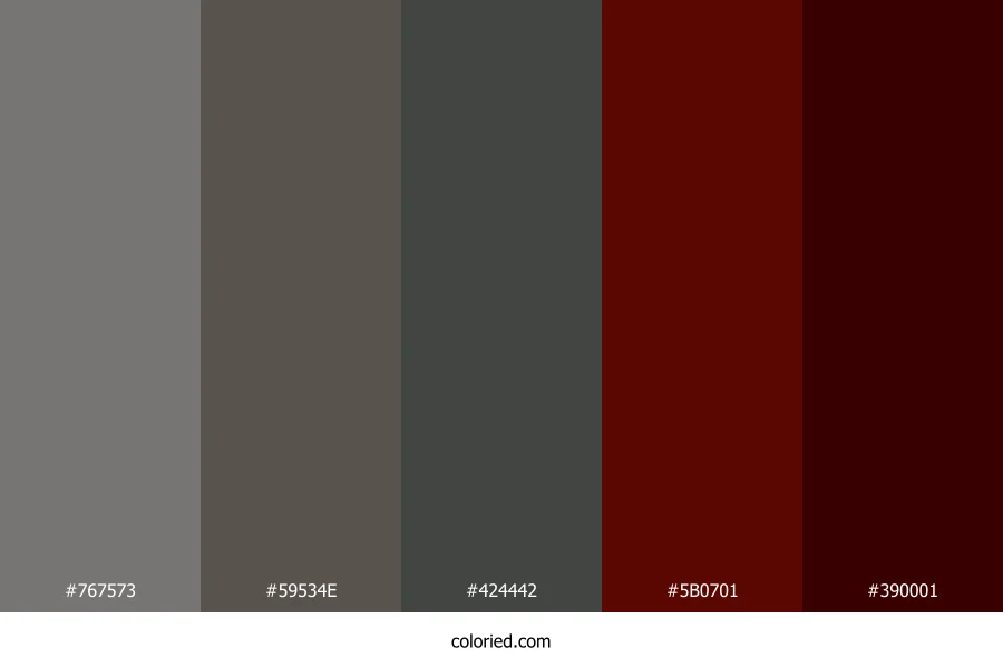 Smoky Ember Color Palette