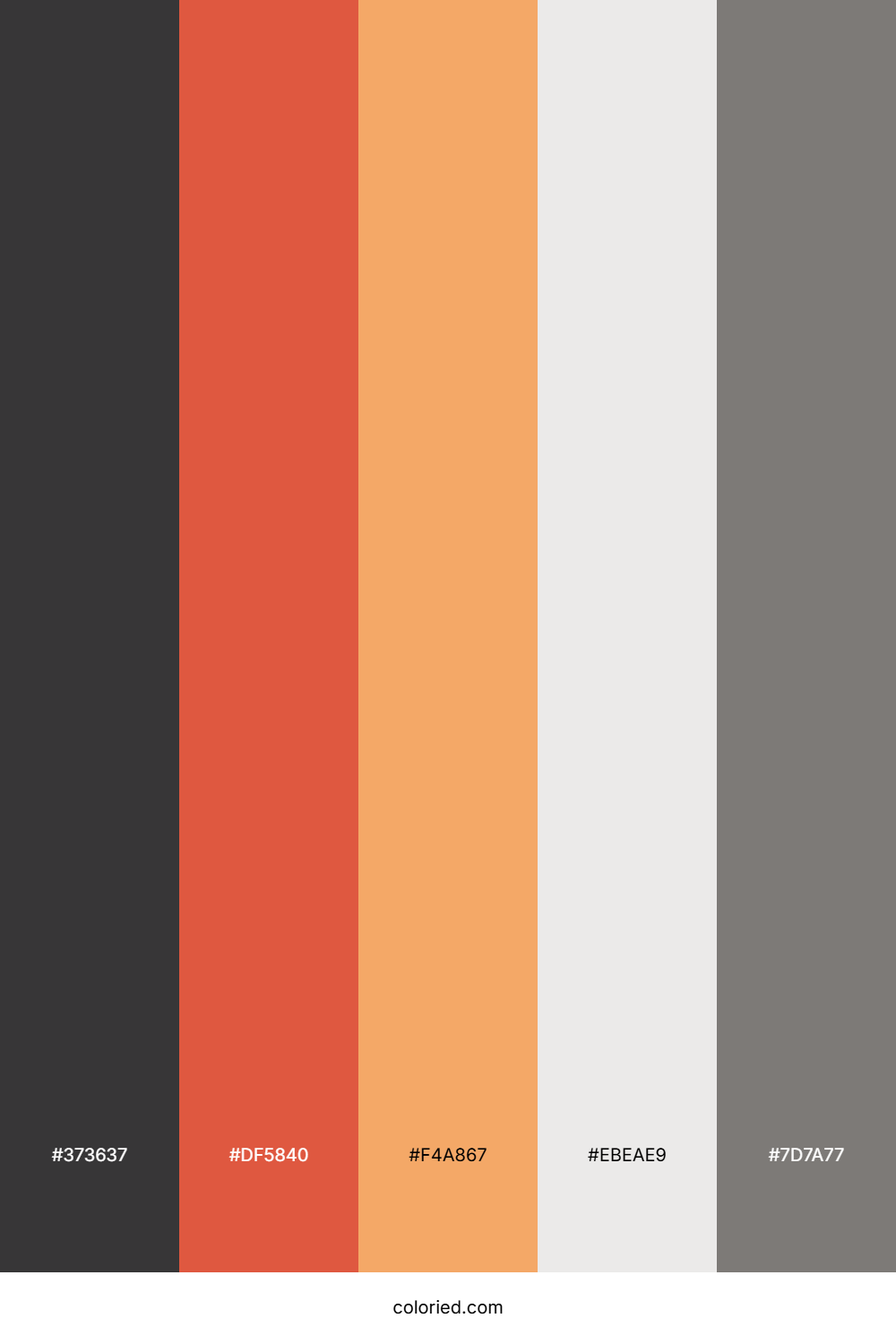 Smoky Ember Horizon Color Palette