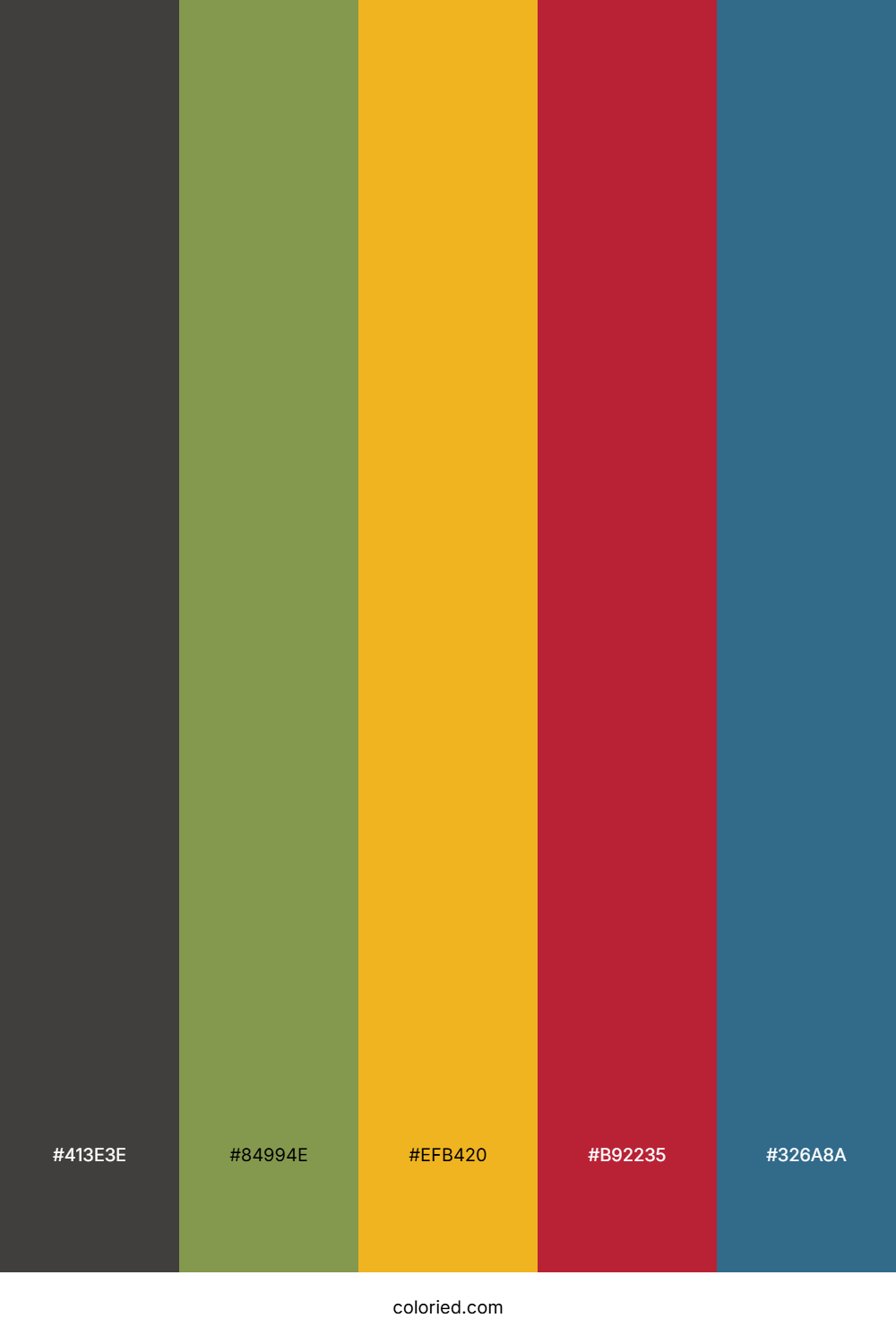 Smoky Forest Ember Palette