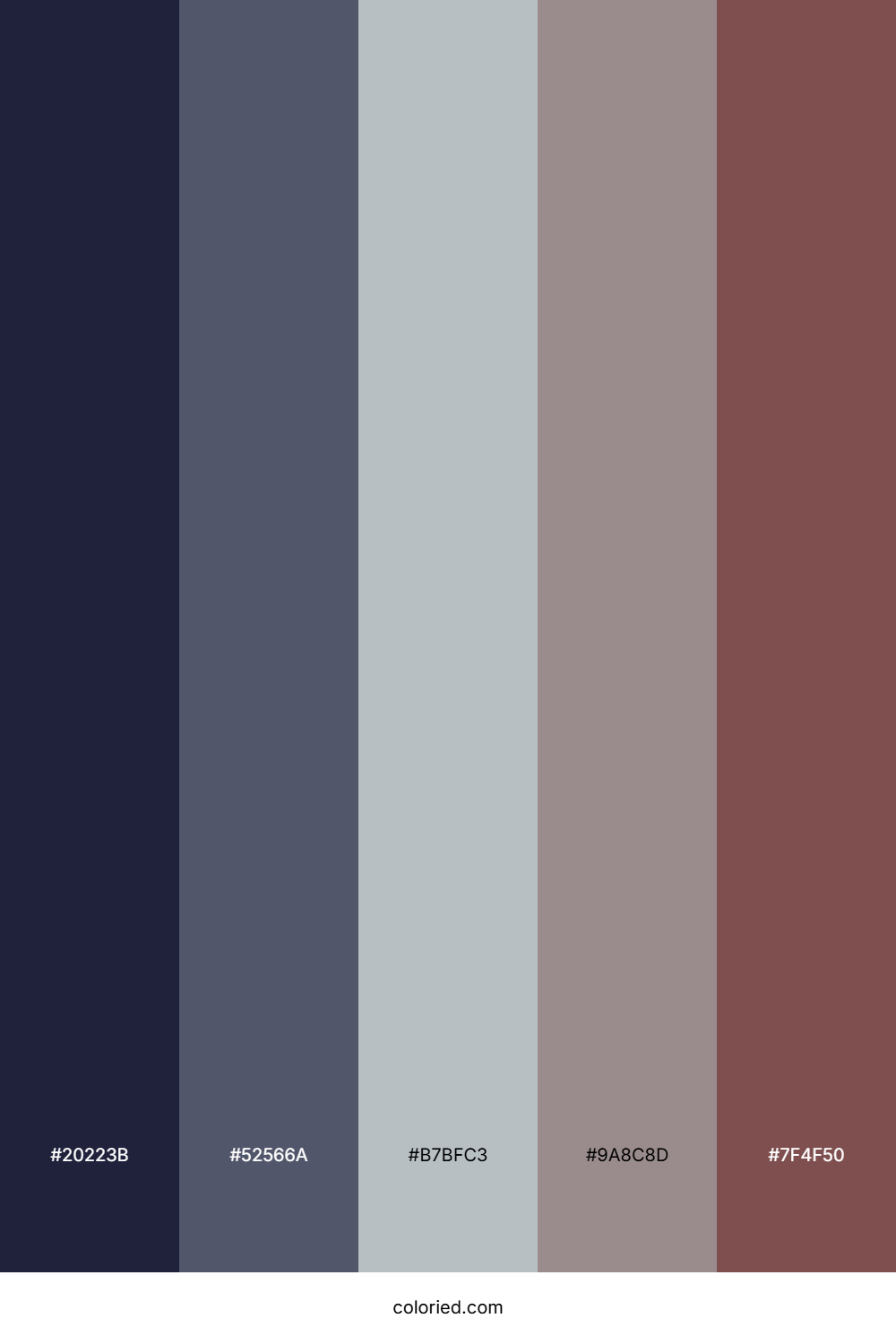 Smoky Plum Stone Palette