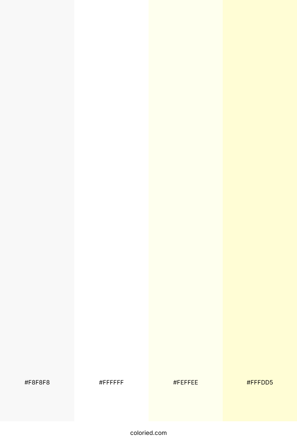 Snow Drift and Ivory Color Palette