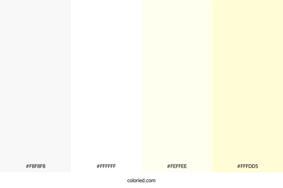 Snow Drift and Ivory Color Palette