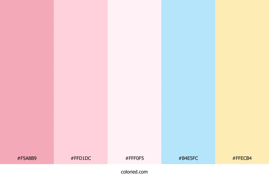 Soft and Cute Color Palette
