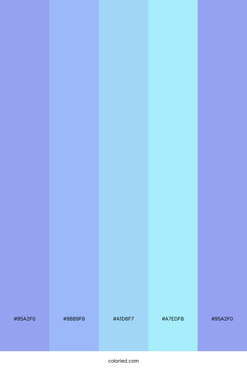 Soft Blue And Sky Blue Color Palette