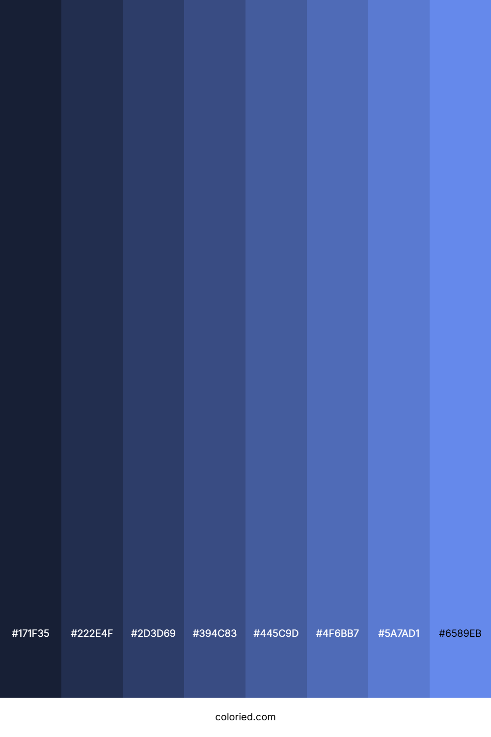 Soft Blue Color Shades