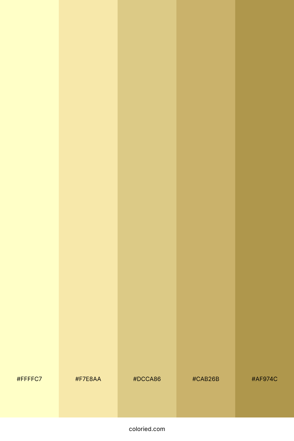 Soft Butter Glow Color Palette