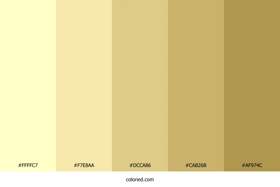 Soft Butter Glow Color Palette
