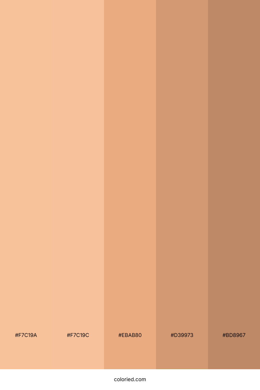 Soft Caramel Dream Color Palette