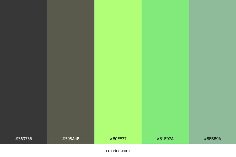 Soft Herb Garden Color Palette