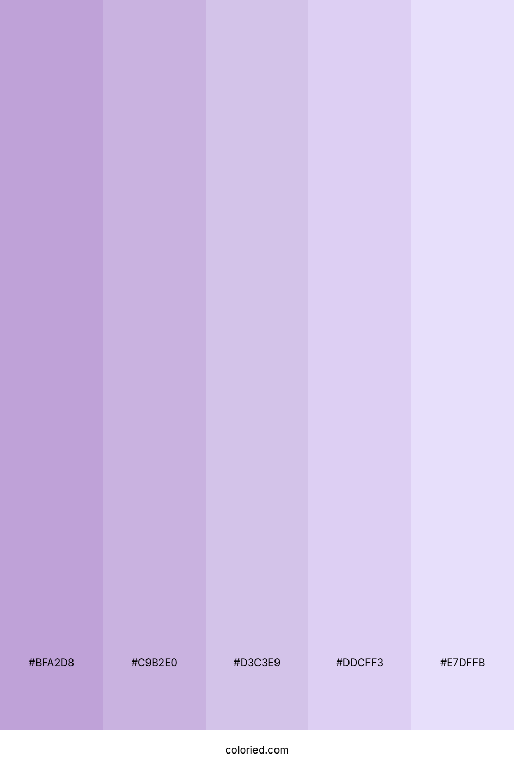 Soft Lavender Color Palette