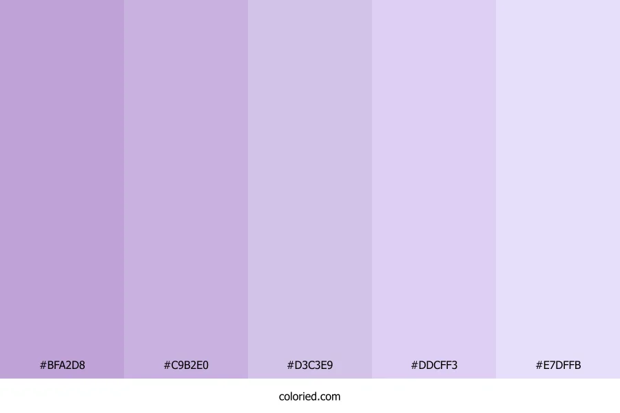Soft Lavender Color Palette