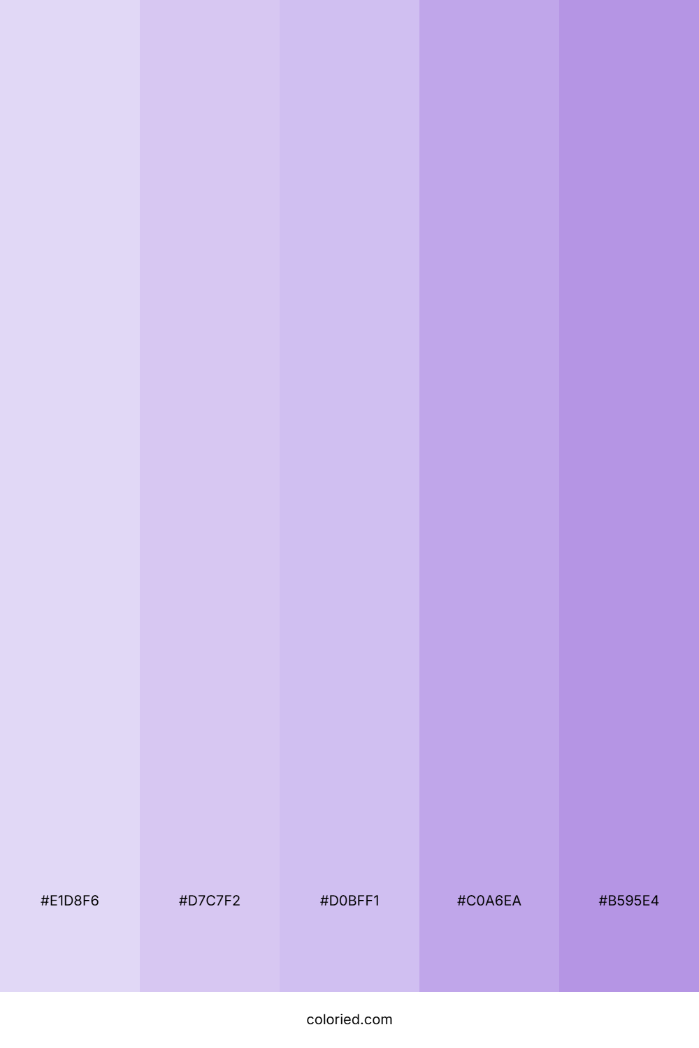 Soft Lavender Horizon Palette