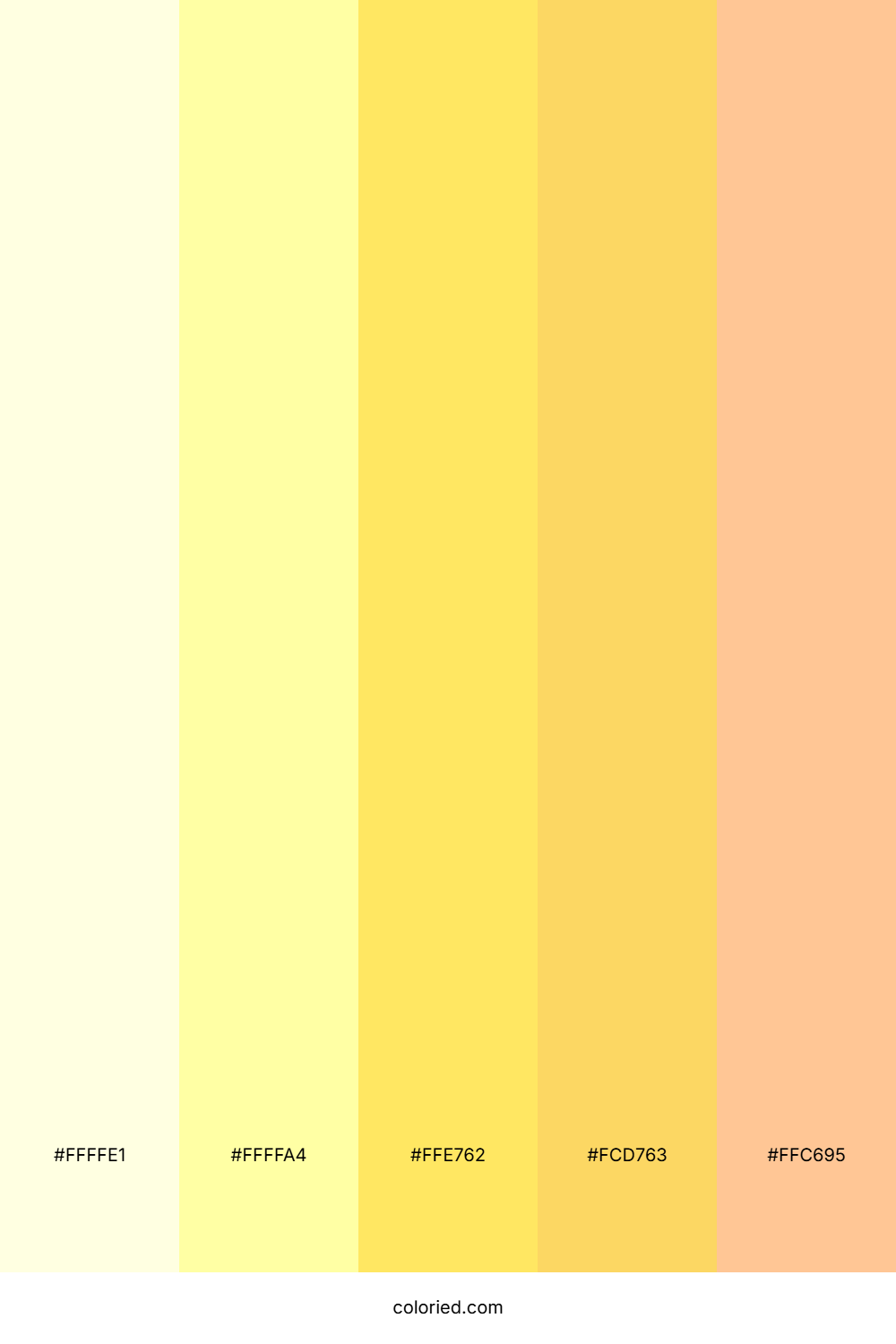 Soft Lemon Radiance Color Palette