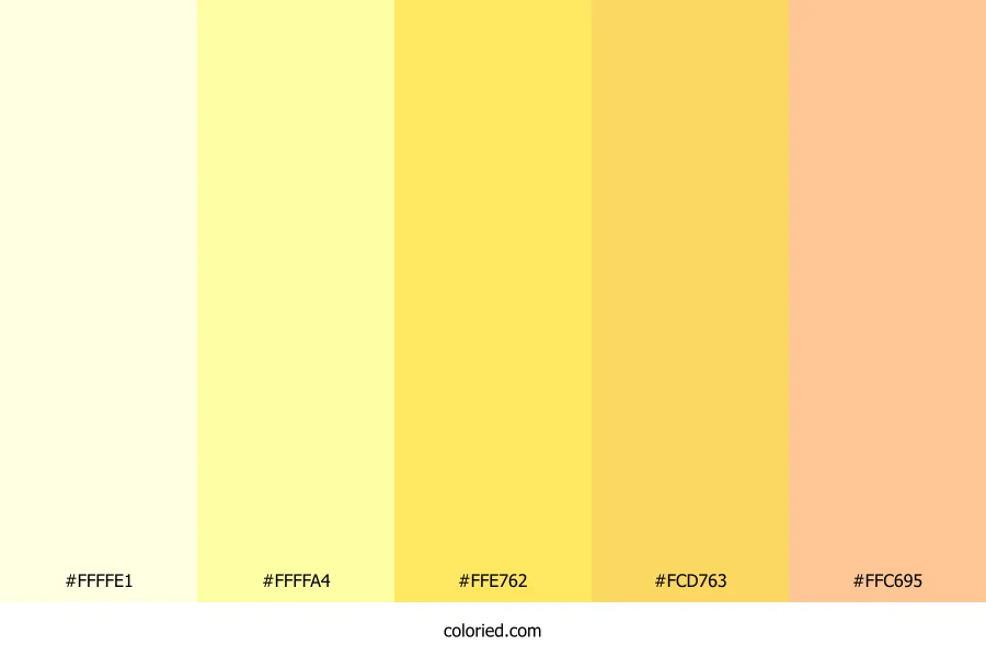 Soft Lemon Radiance Color Palette
