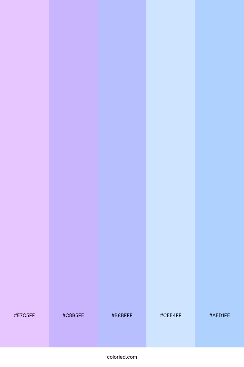 Soft Lilac Sky Palette
