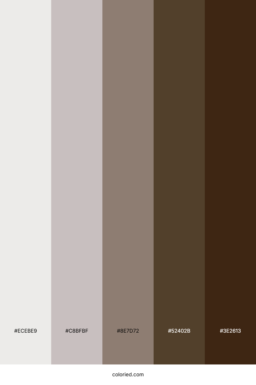 Soft Linen and Cocoa Color Palette