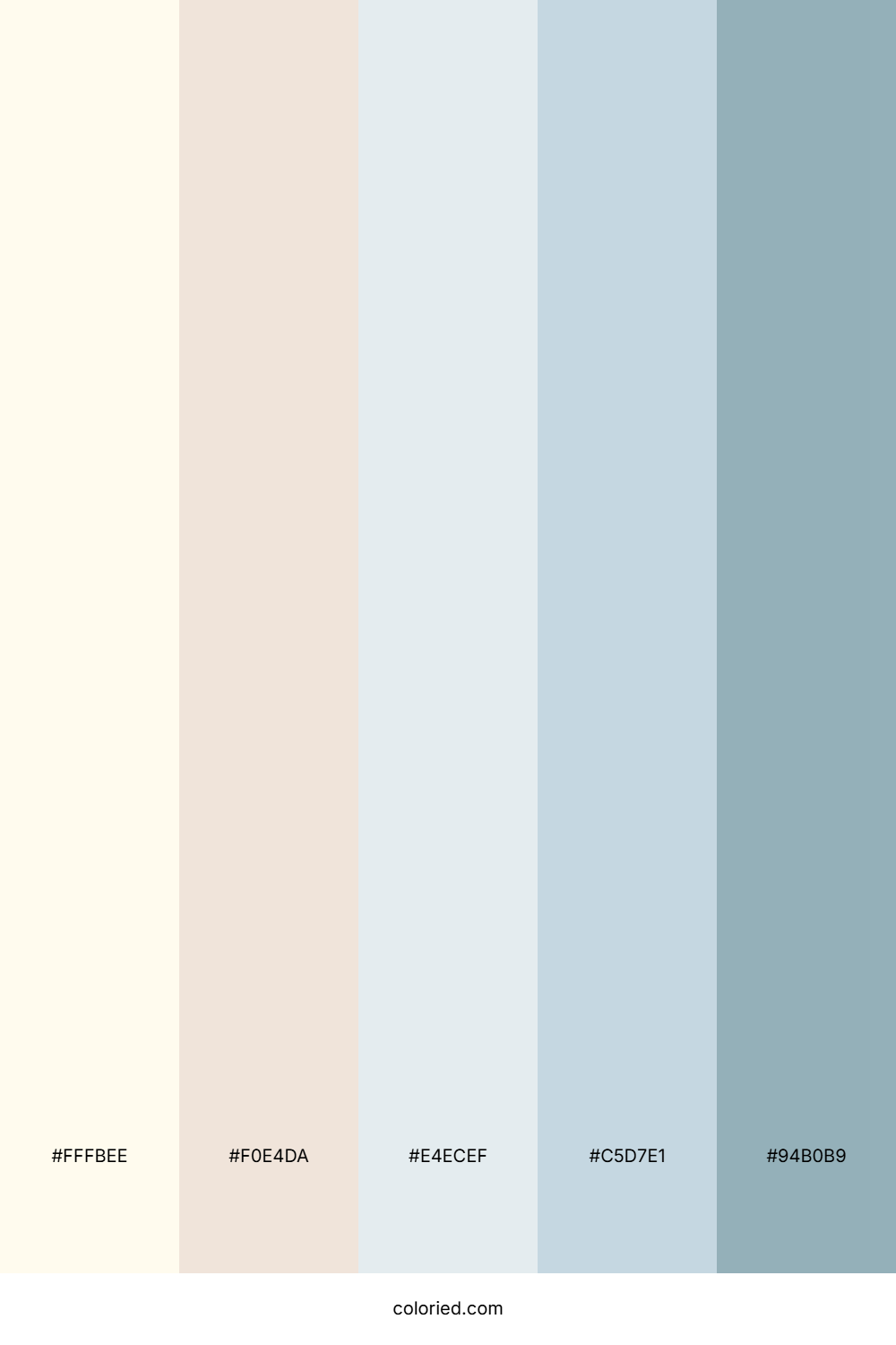 Soft Morning Fog Color Palette